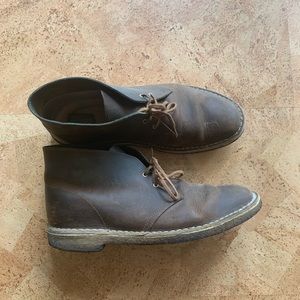 Brown leather Clark’s Originals Desert Boots